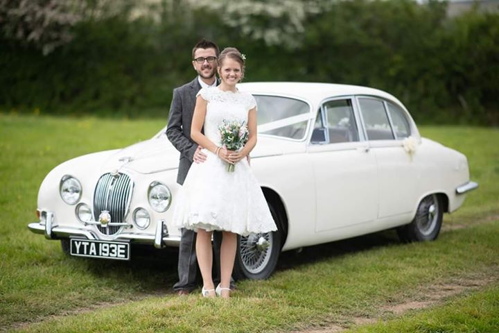 1967 S-Type Jaguar Wedding