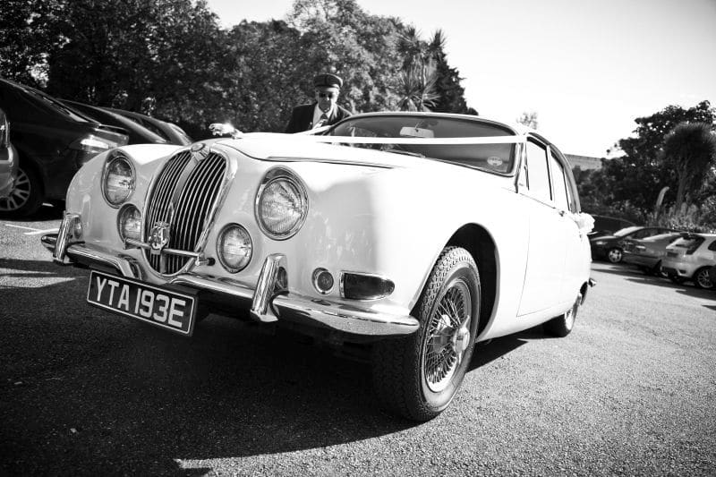 1967 S-Type Jaguar B&W