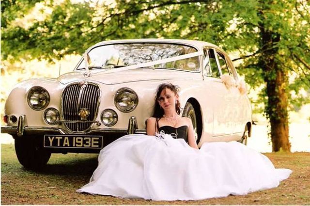 1967 S-Type Jaguar Wedding