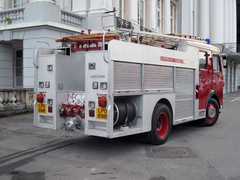 Dennis Fire Engine Rear