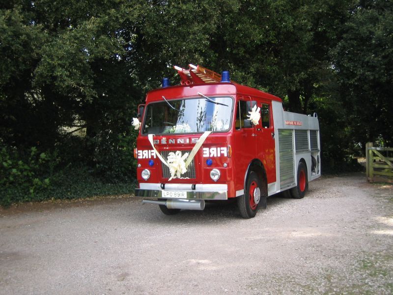 Dennis Fire Engine Wedding